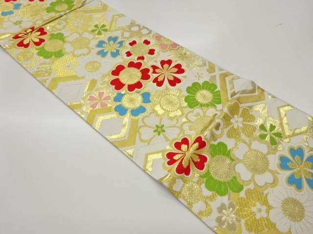 JAPANESE FUKURO OBI / WOVEN SAKURA